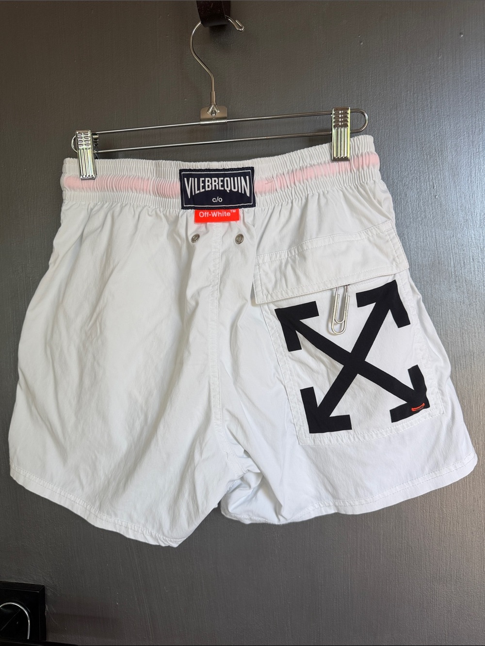 Off-White X Vilebrequin Men’s Swim Board Shorts